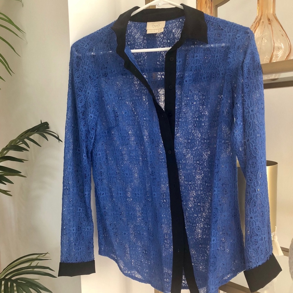 Lace Anthropologie Blouse